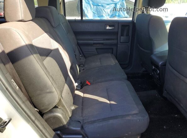 2FMGK5B85JBA10401 2018 FORD FLEX Silver უკანა სალონის ხედი