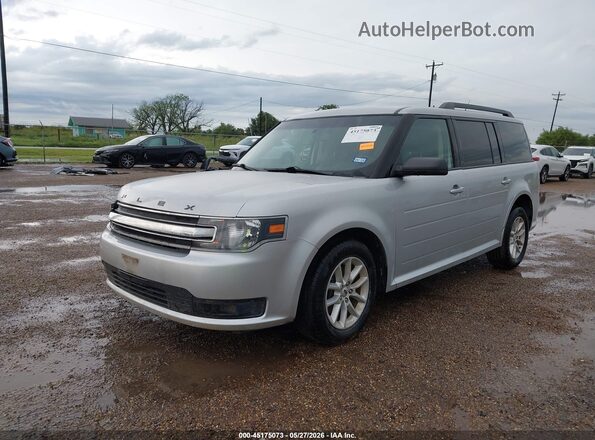 2FMGK5B87KBA11678 2019 FORD FLEX Silver Vista tres cuartos delantera izquierda