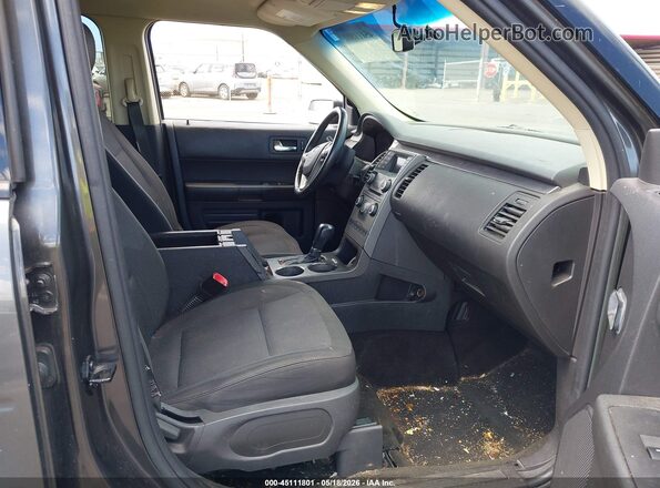 2FMGK5B88JBA02177 2018 FORD FLEX Black Вид салону спереду