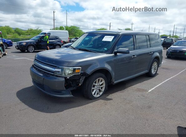 2FMGK5B88JBA02177 2018 FORD FLEX Black Вид спереду