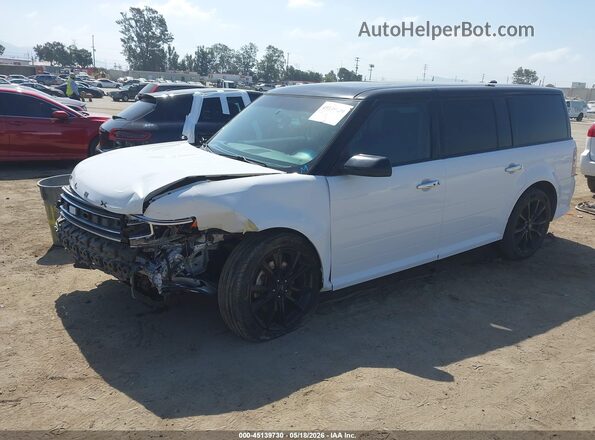 2FMGK5C80KBA24318 2019 FORD FLEX White Przód lewy