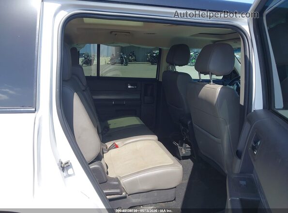 2FMGK5C80KBA24318 2019 FORD FLEX White Widok naklejki z numerem VIN