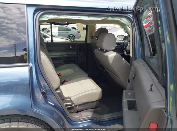 2FMGK5C80KBA36971 2019 FORD FLEX Blue VIN sticker view