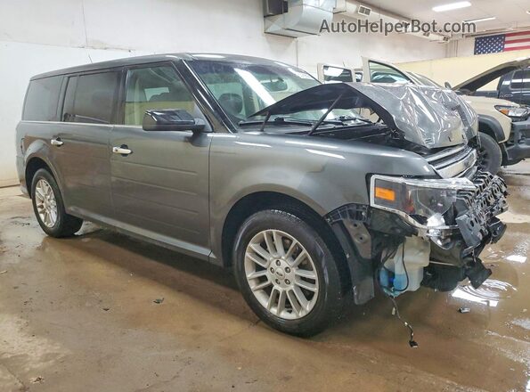 2FMGK5C80KBA38137 2019 FORD FLEX Gray Przód prawy