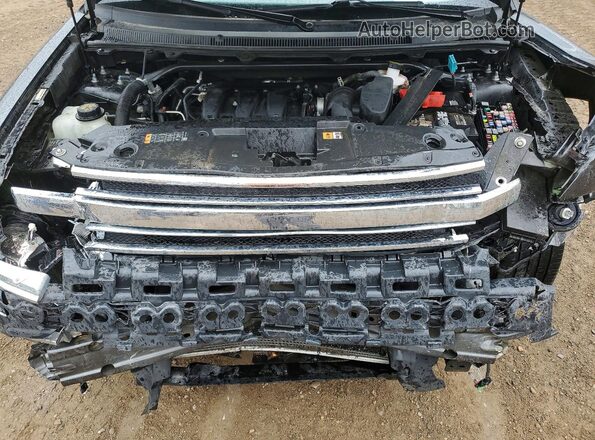 2FMGK5C80KBA38137 2019 FORD FLEX Gray Widok komory silnika