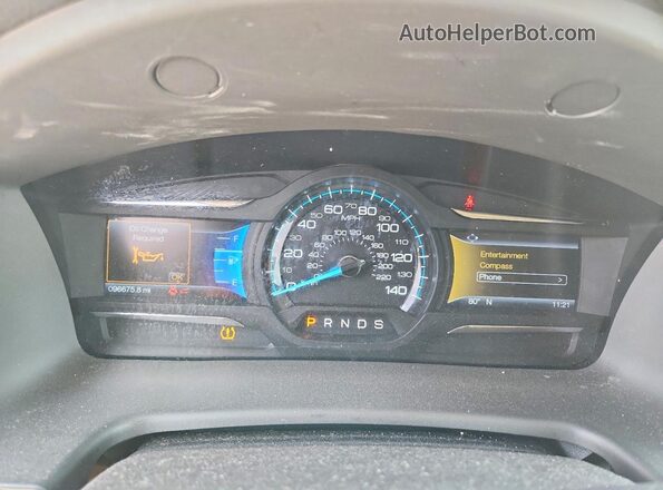 2FMGK5C81GBA09463 2016 FORD FLEX Silver 