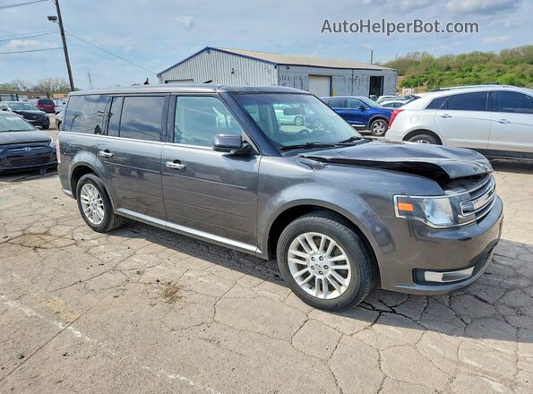 2FMGK5C82GBA06491 2016 FORD FLEX Gray Передня права чверть