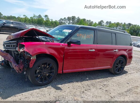 2FMGK5C82JBA16347 2018 FORD FLEX Red 360 interior view