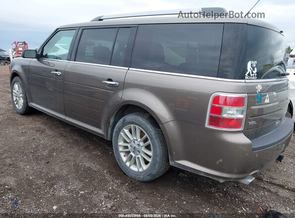 2FMGK5C82KBA30587 2019 FORD FLEX Brown უკანა მარცხენა