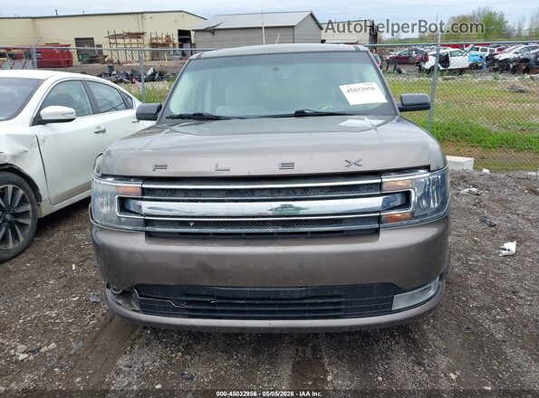 2FMGK5C82KBA30587 2019 FORD FLEX Brown ხელსაწყოთა პანელის ხედი