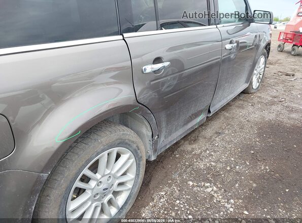 2FMGK5C82KBA30587 2019 FORD FLEX Brown 