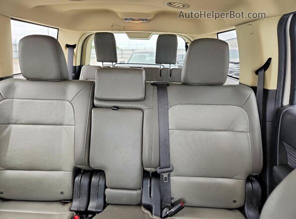 2FMGK5C83KBA02300 2019 FORD FLEX Белый Вид задних сидений