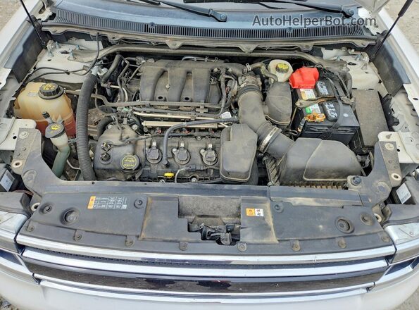 2FMGK5C83KBA02300 2019 FORD FLEX Белый Вид подкапотного пространства