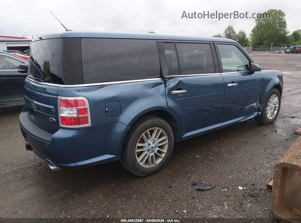 2FMGK5C84JBA14776 2018 FORD FLEX Blue Tył prawy