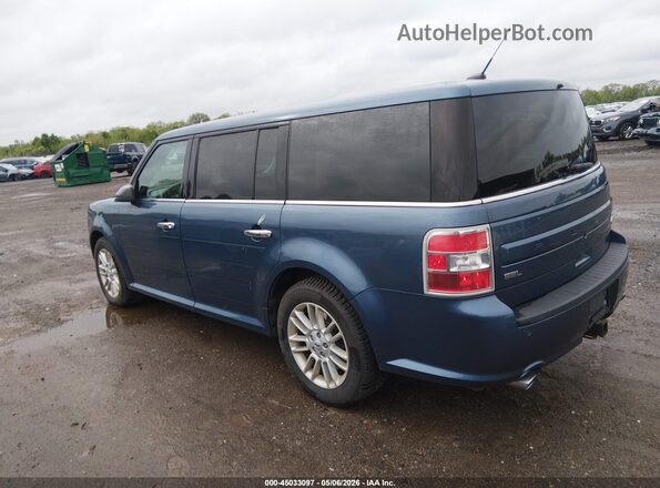 2FMGK5C84JBA14776 2018 FORD FLEX Blue Tył lewy
