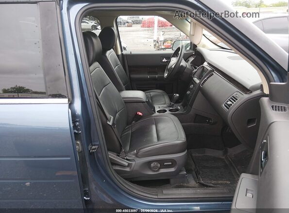 2FMGK5C84JBA14776 2018 FORD FLEX Blue Widok wnętrza z przodu