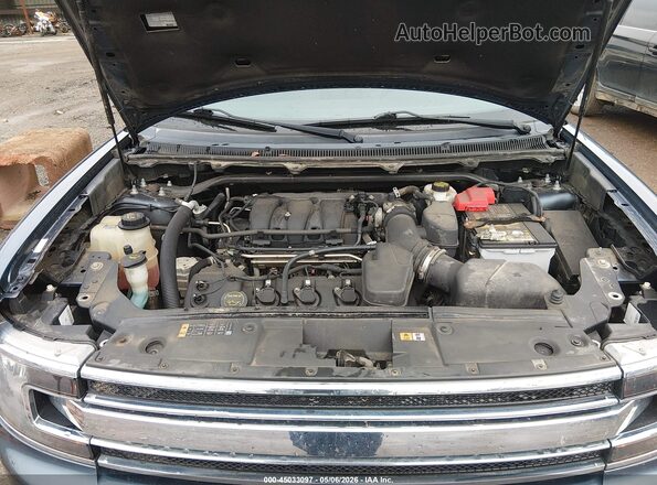 2FMGK5C84JBA14776 2018 FORD FLEX Blue Widok z tyłu