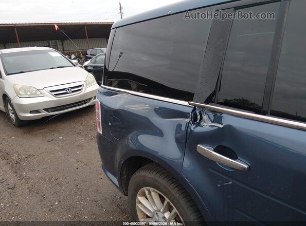 2FMGK5C84JBA14776 2018 FORD FLEX Blue Widok z przodu