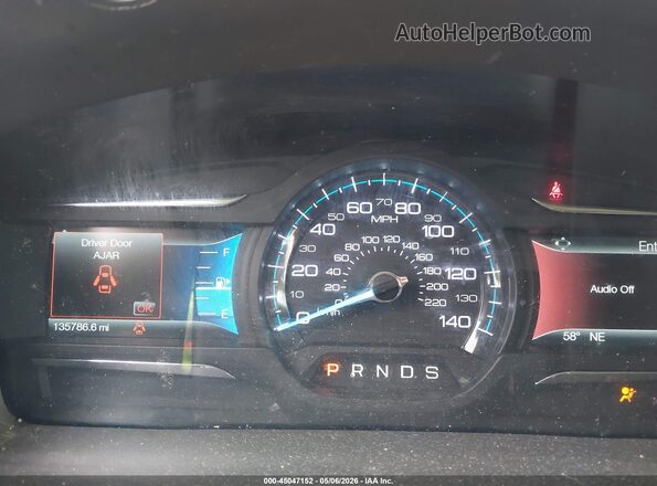 2FMGK5C84JBA20206 2018 FORD FLEX Синий Вид задних сидений