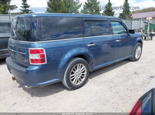 2FMGK5C84JBA20206 2018 FORD FLEX Синий Задняя правая четверть