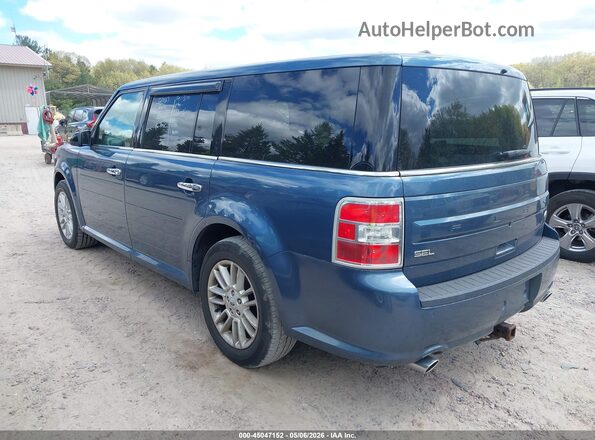 2FMGK5C84JBA20206 2018 FORD FLEX Синий Задняя левая четверть