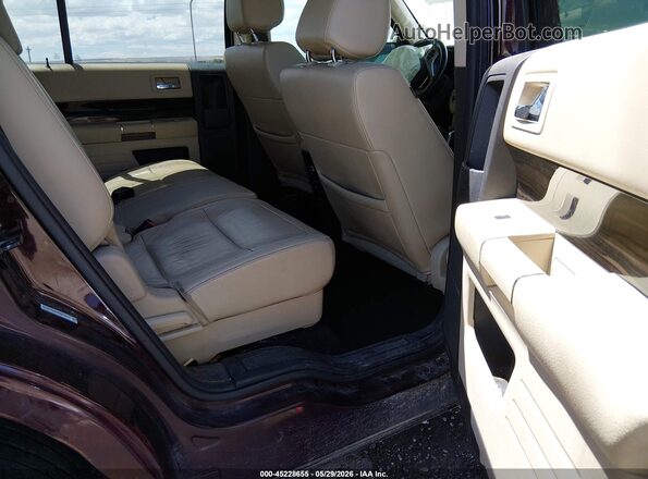 2FMGK5C84KBA18411 2019 FORD FLEX Burgundy Widok naklejki z numerem VIN