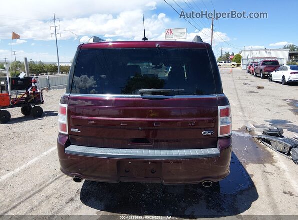 2FMGK5C84KBA18411 2019 FORD FLEX Burgundy 