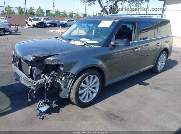 2FMGK5C86HBA03238 2017 FORD FLEX Gray Przód lewy