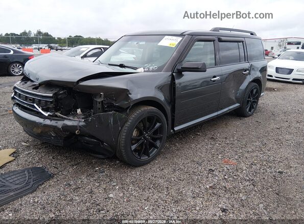 2FMGK5C88GBA12005 2016 FORD FLEX Gray Առջևի ձախ երեք քառորդ տեսարան