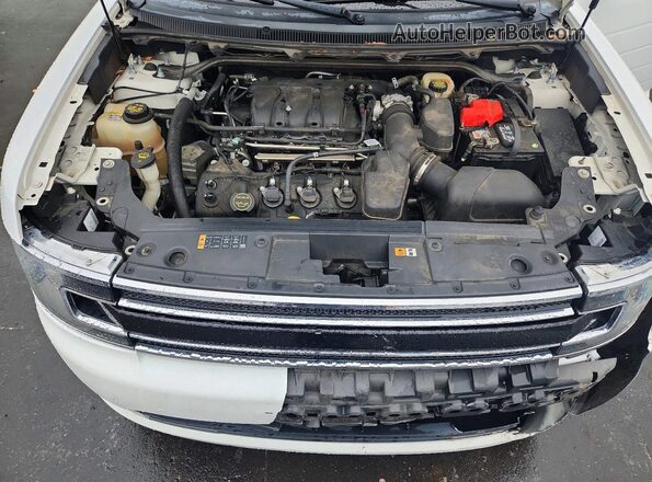 2FMGK5C88GBA22677 2016 FORD FLEX White ძრავის განყოფილების ხედი