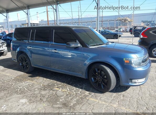 2FMGK5C89JBA13087 2018 FORD FLEX Blue 