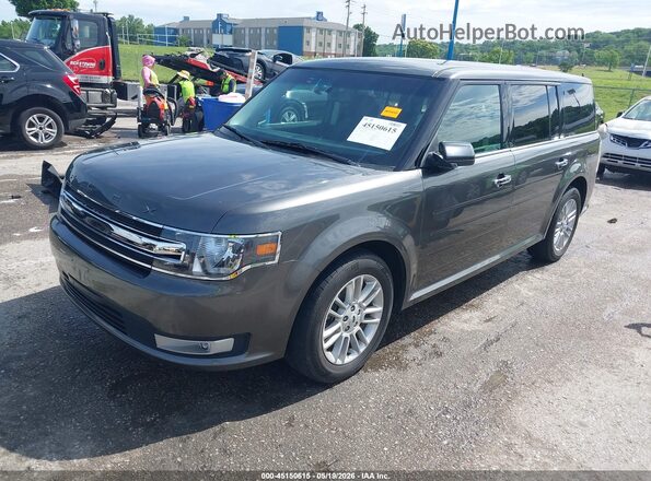 2FMGK5C89JBA15471 2018 FORD FLEX Brown Передня ліва чверть