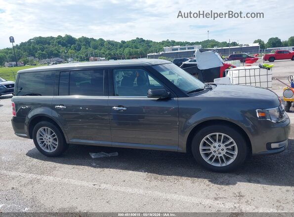 2FMGK5C89JBA15471 2018 FORD FLEX Brown Вид задньої частини салону