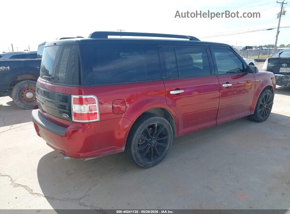 2FMGK5C8XGBA21014 2016 FORD FLEX Красный Задняя правая четверть