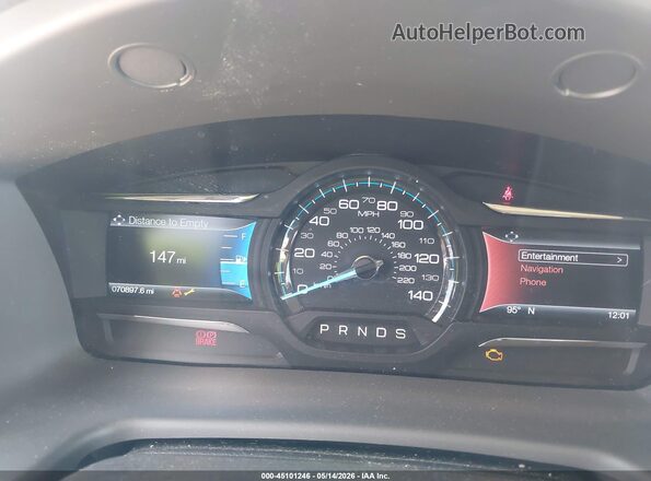 2FMGK5D86JBA06368 2018 FORD FLEX Gray Հետևի նստատեղերի տեսք