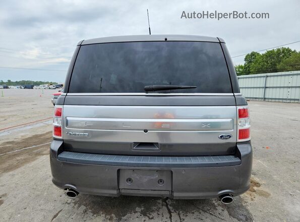 2FMGK5D87KBA36061 2019 FORD FLEX Gray Հետևի տեսք