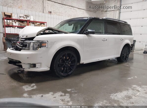 2FMHK6C80KBA21400 2019 FORD FLEX White Przód lewy