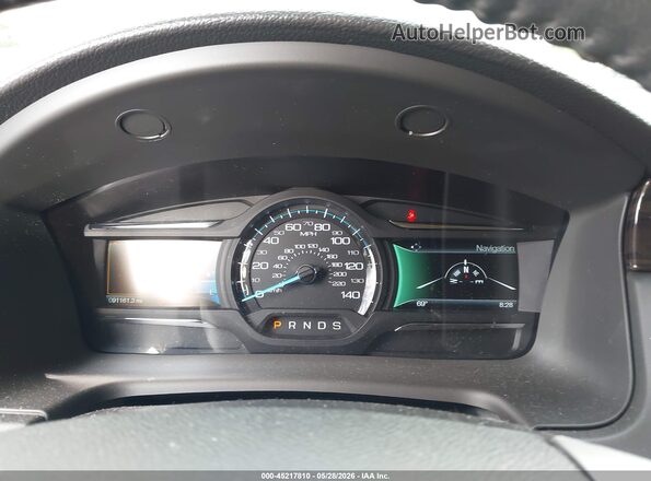 2FMHK6C80KBA24555 2019 FORD FLEX Blue უკანა სავარძლების ხედი