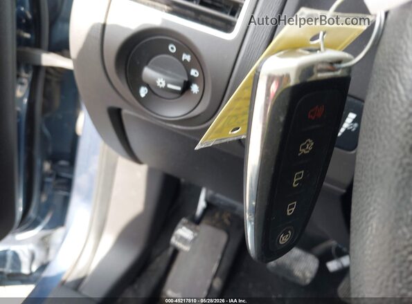 2FMHK6C80KBA24555 2019 FORD FLEX Blue წინა პანელის ხედი