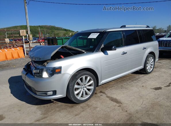 2FMHK6C81JBA11652 2018 FORD FLEX Silver Առջևի ձախ երեք քառորդ տեսարան
