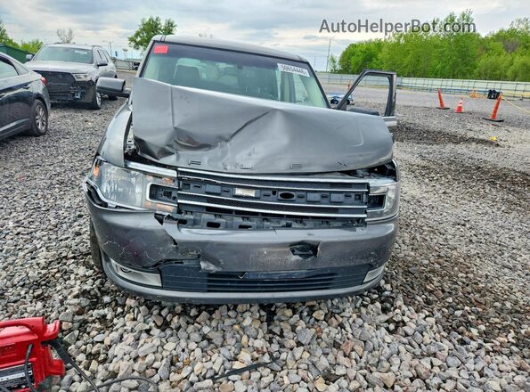 2FMHK6C81KBA12155 2019 FORD FLEX Серый Вид задней части салона