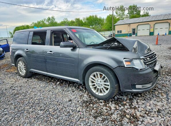 2FMHK6C81KBA12155 2019 FORD FLEX Серый Передняя правая четверть