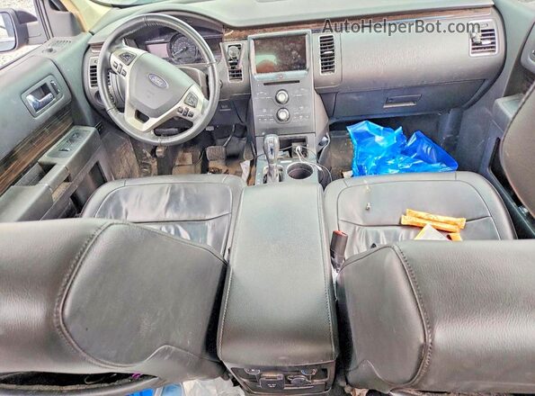 2FMHK6C81KBA12155 2019 FORD FLEX Серый Вид панели приборов