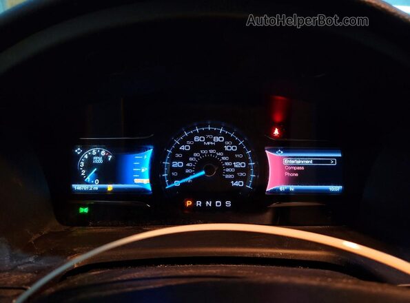 2FMHK6C82HBA06728 2017 FORD FLEX Серый Вид щитка приборов