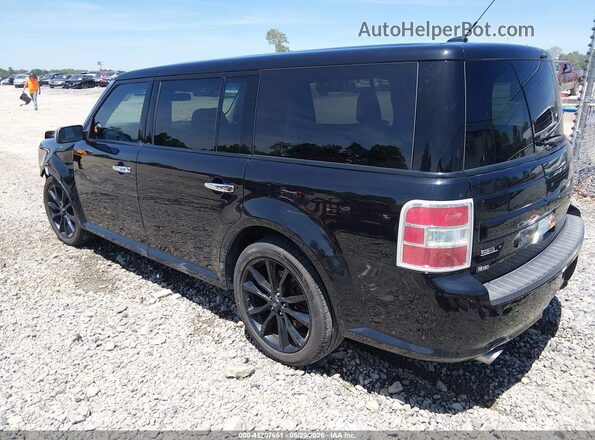 2FMHK6C82KBA01228 2019 FORD FLEX Black Trasero izquierdo