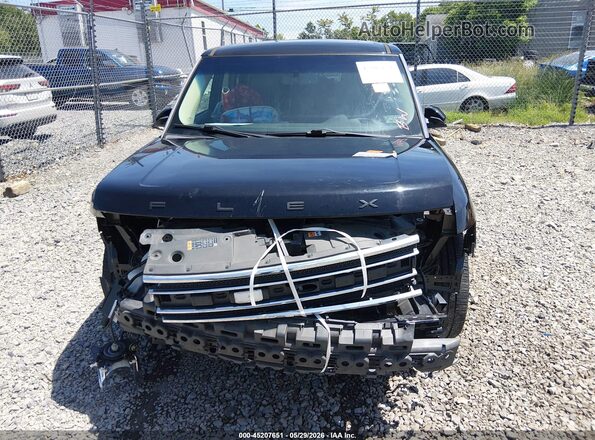 2FMHK6C82KBA01228 2019 FORD FLEX Black Vista interior trasera