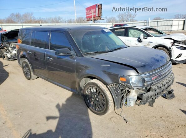 2FMHK6C83GBA14271 2016 FORD FLEX Серый Передняя правая четверть