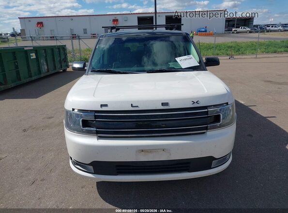 2FMHK6C84KBA19729 2019 FORD FLEX White Սարքավորումների վահանակի տեսք