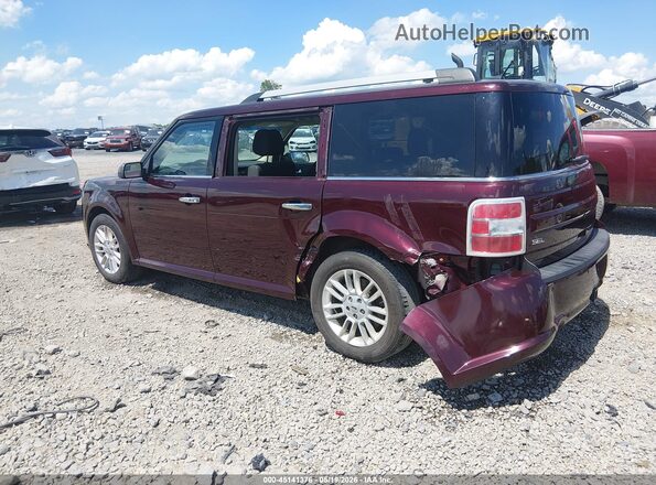 2FMHK6C86KBA04844 2019 FORD FLEX Burgundy Հետևի ձախ