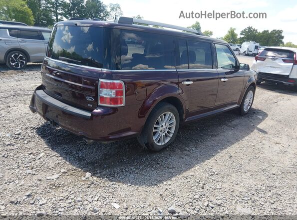 2FMHK6C86KBA04844 2019 FORD FLEX Burgundy Հետևի աջ